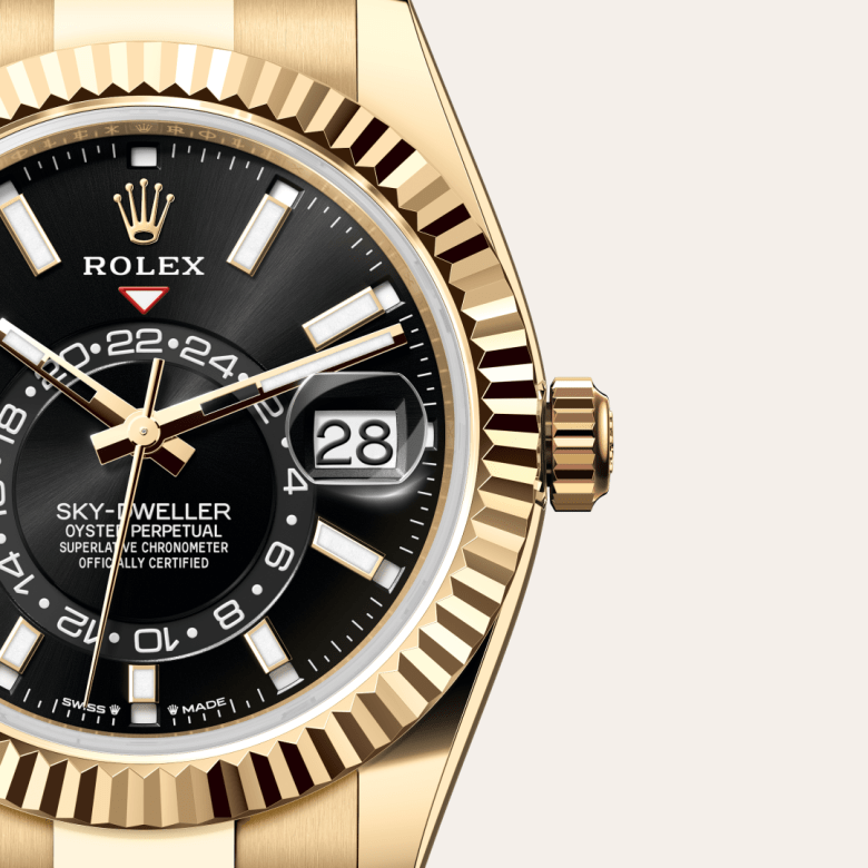 ロレックス スカイドゥエラー  オイスター、42 mm、イエローゴールド  リファレンス m336938-0002