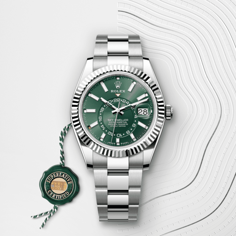 ロレックス スカイドゥエラー  オイスター、42 mm、オイスタースチール＆ホワイトゴールド  リファレンスm336934-0001
