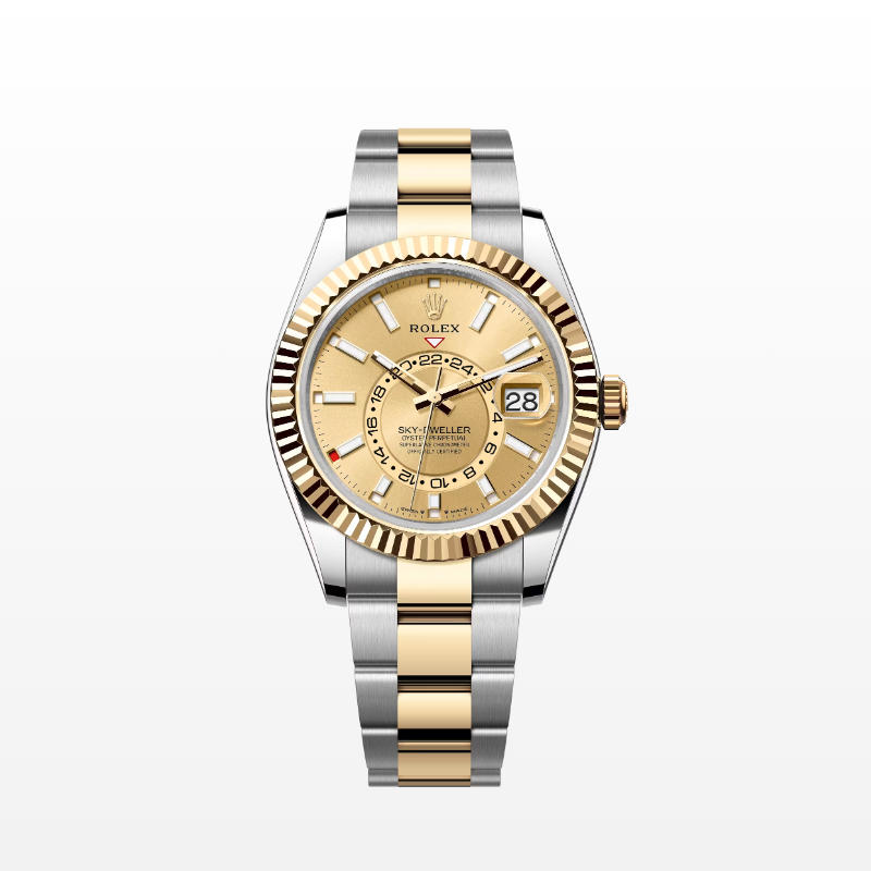 ロレックス スカイドゥエラー  オイスター、42 mm、オイスタースチール＆イエローゴールド  リファレンス m336933-0001
