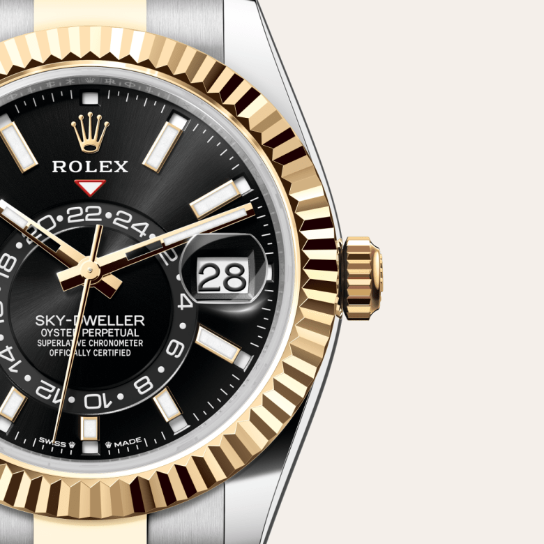 ロレックス スカイドゥエラー  オイスター、42 mm、オイスタースチール＆イエローゴールド  リファレンス m336933-0003