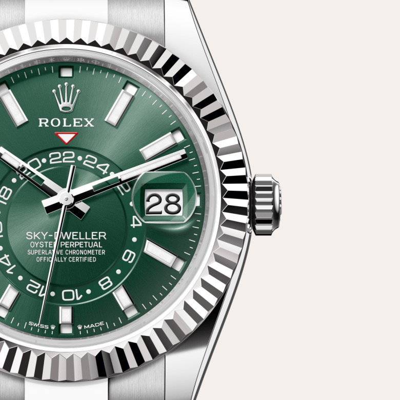 ロレックス スカイドゥエラー  オイスター、42 mm、オイスタースチール＆ホワイトゴールド  リファレンスm336934-0001