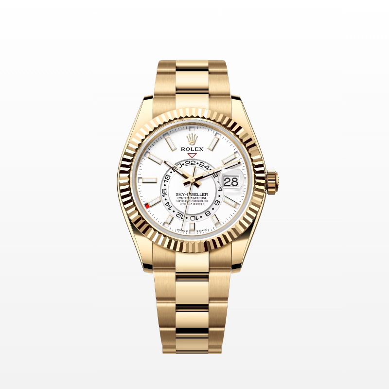 ロレックス スカイドゥエラー  オイスター、42 mm、イエローゴールド  リファレンス m336938-0003