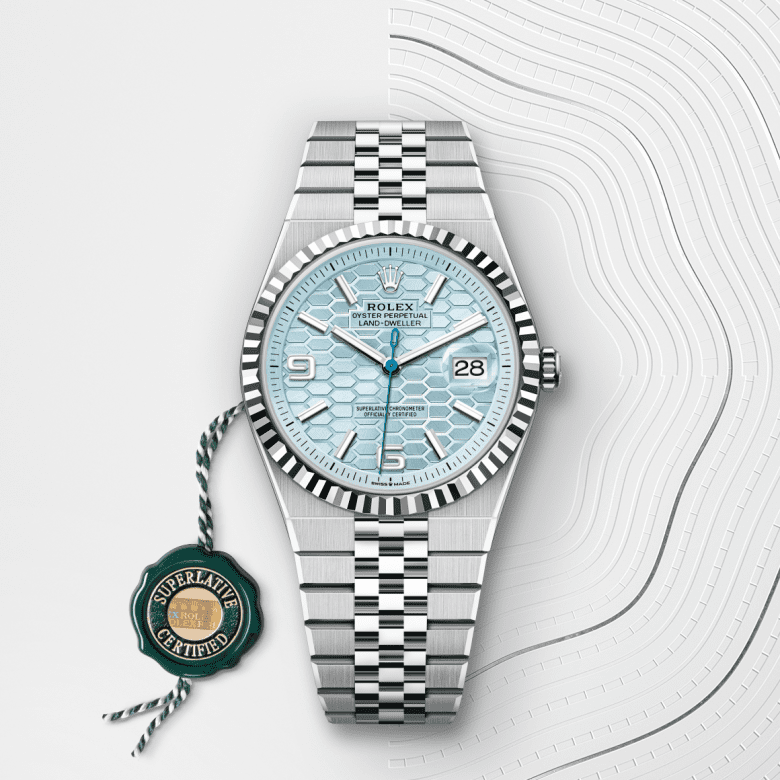ロレックス ランドドゥエラー 40  オイスター、40 mm、プラチナ  リファレンス m127336-0001