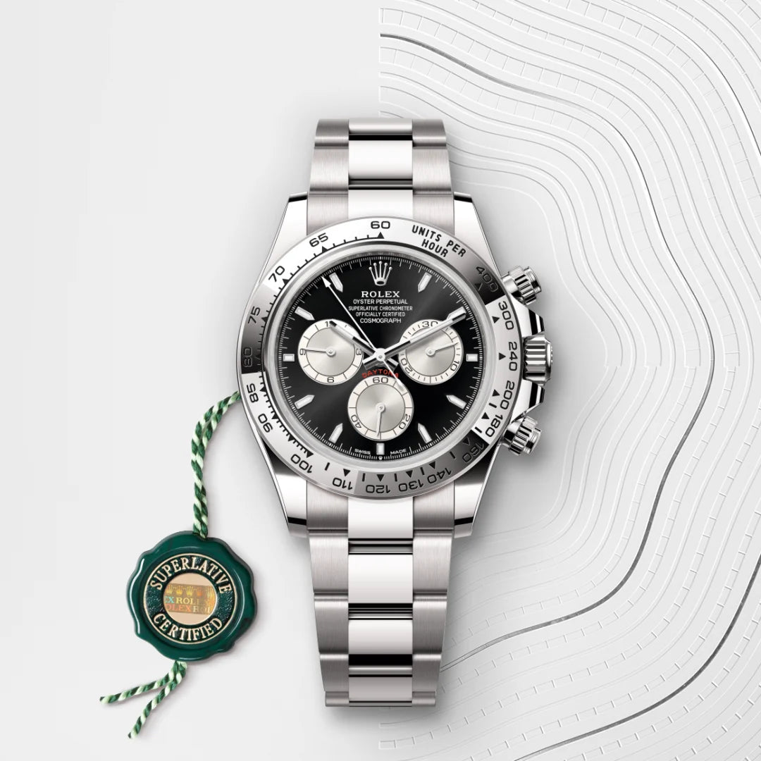 Rolex コスモグラフ デイトナ  オイスター、40 mm、ホワイトゴールド