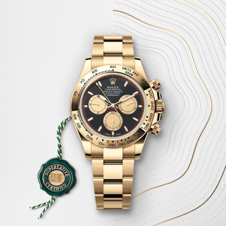 Rolex コスモグラフ デイトナ  オイスター、40 mm、イエローゴールド