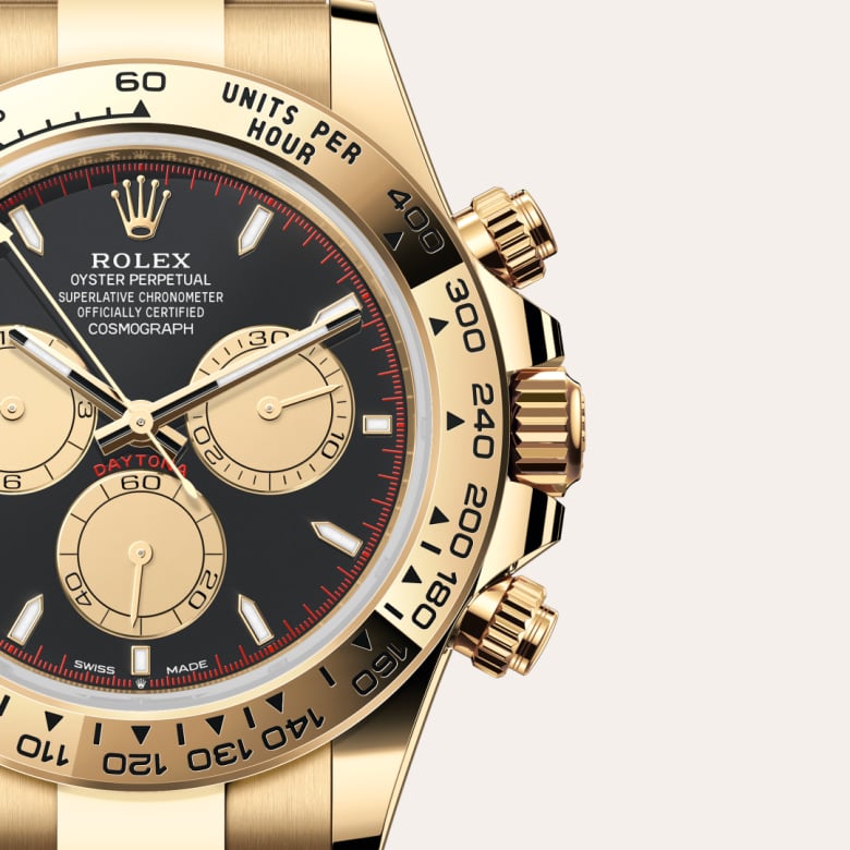 Rolex コスモグラフ デイトナ  オイスター、40 mm、イエローゴールド
