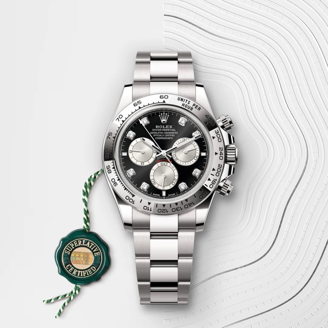 Rolex  コスモグラフ デイトナ オイスター、40 mm、ホワイトゴールド