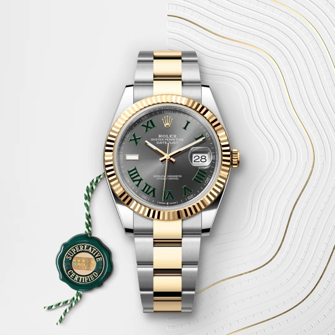 Rolex デイトジャスト 41  オイスター、41 mm、オイスタースチール＆イエローゴールド