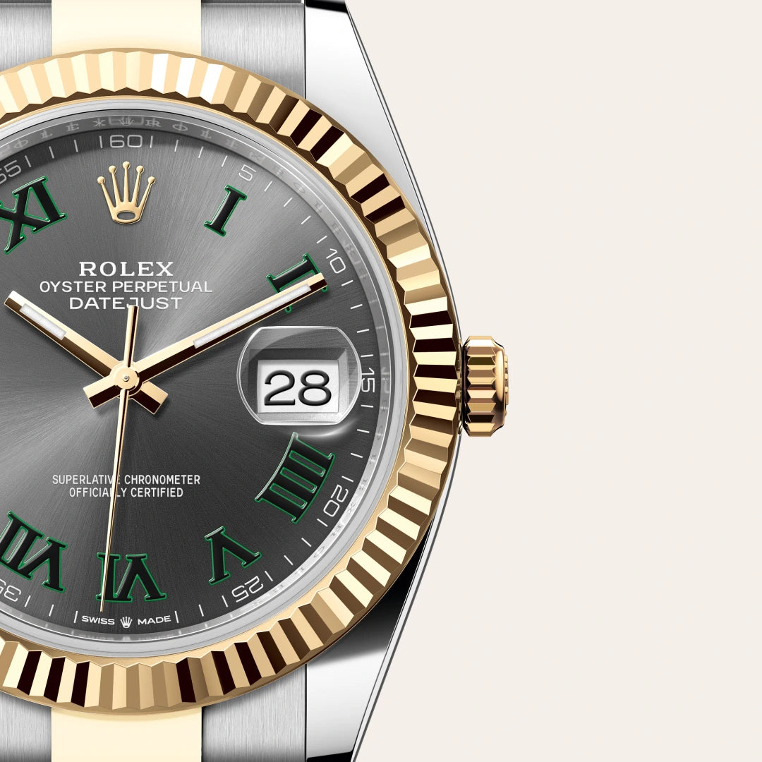 Rolex デイトジャスト 41  オイスター、41 mm、オイスタースチール＆イエローゴールド