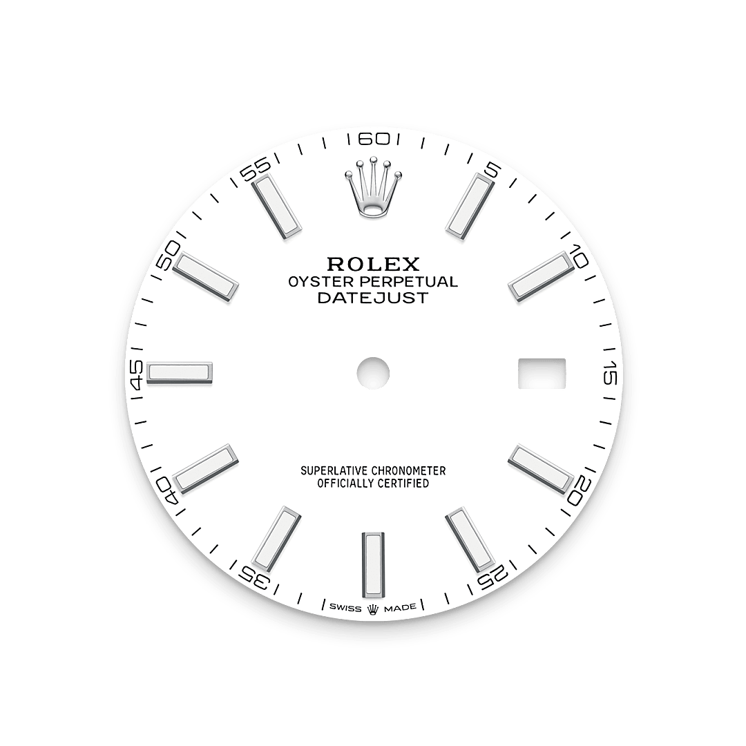 Rolex デイトジャスト オイスター、41 mm、オイスタースチール