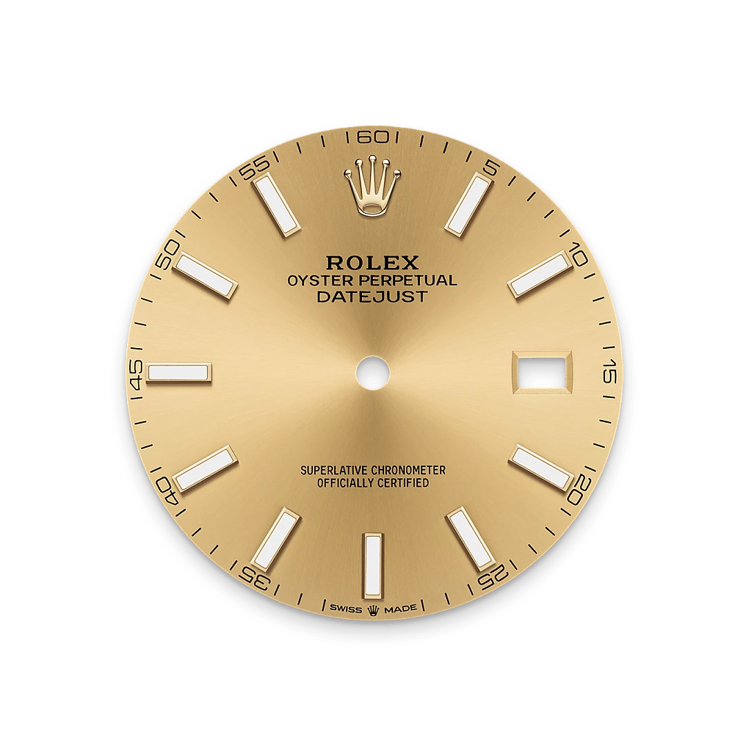 Rolex デイトジャスト 41  オイスター、41 mm、オイスタースチール＆イエローゴールド