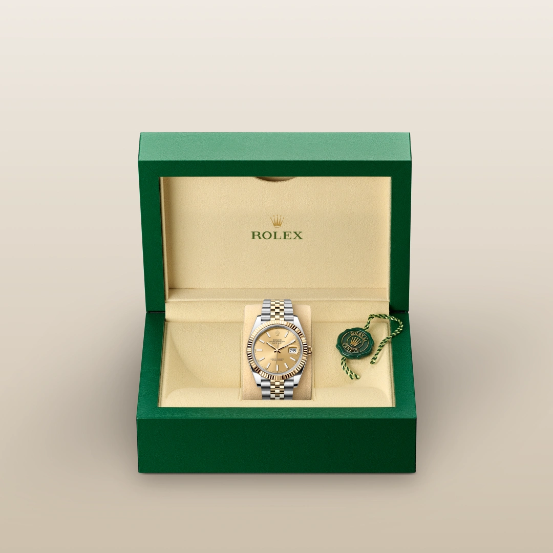 Rolex デイトジャスト 41  オイスター、41 mm、オイスタースチール＆イエローゴールド