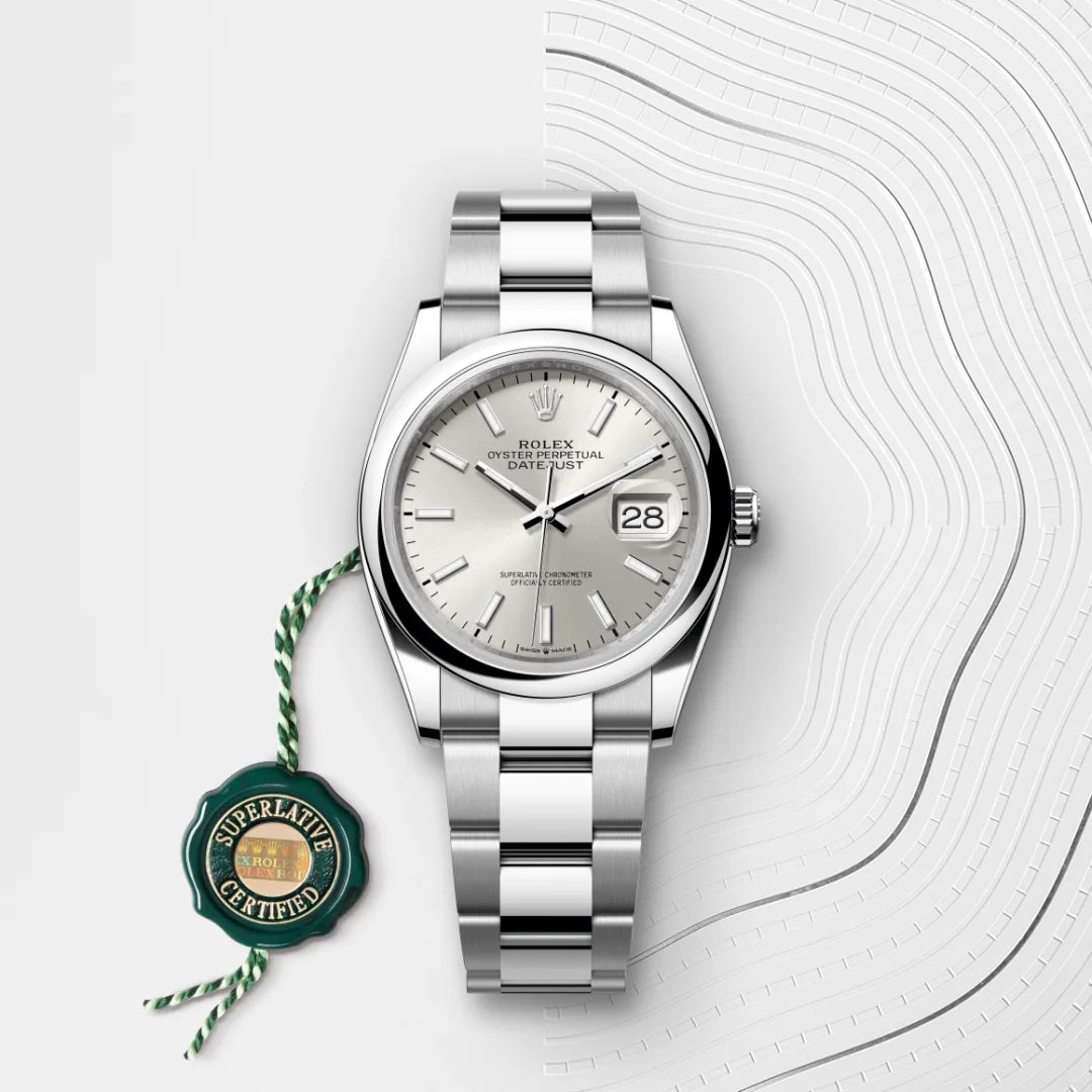 Rolex デイトジャスト 36  オイスター、36 mm、オイスタースチール