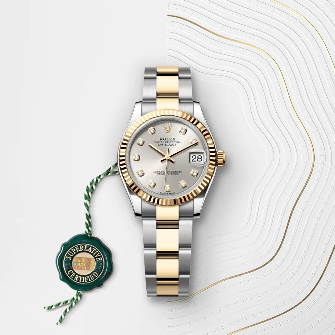 Rolex デイトジャスト 31  オイスター、31 mm、オイスタースチール＆イエローゴールド