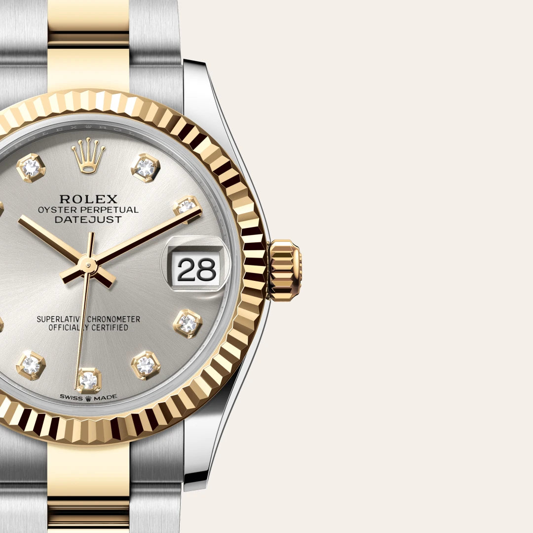 Rolex デイトジャスト 31  オイスター、31 mm、オイスタースチール＆イエローゴールド