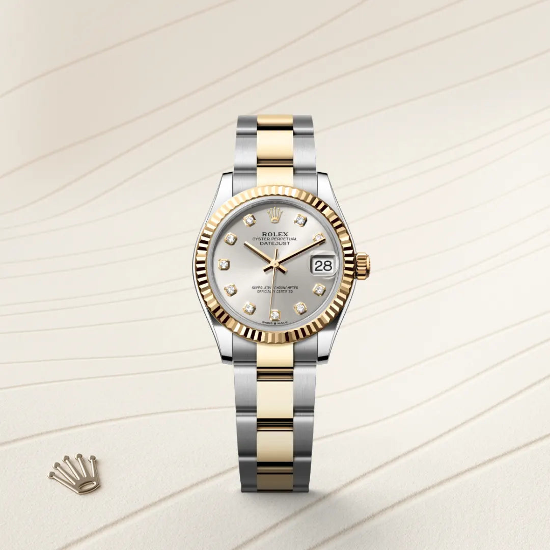 Rolex デイトジャスト 31  オイスター、31 mm、オイスタースチール＆イエローゴールド