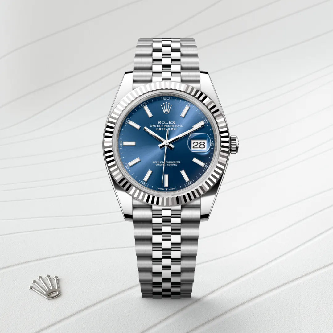 Rolex デイトジャスト 41  オイスター、41 mm、オイスタースチール＆ホワイトゴールド