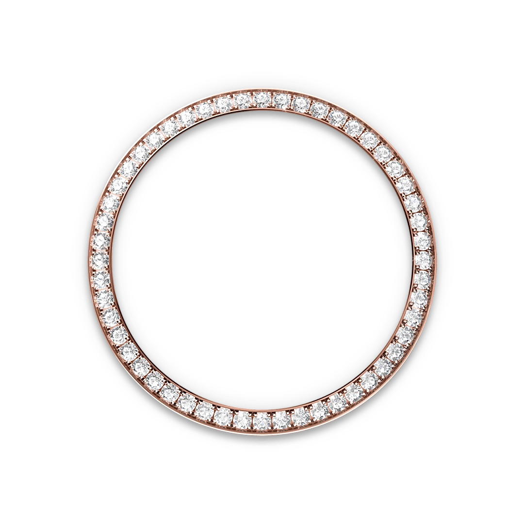 Rolex デイトジャスト 36  オイスター、36 mm、オイスタースチール＆エバーローズゴールド、ダイヤモンド
