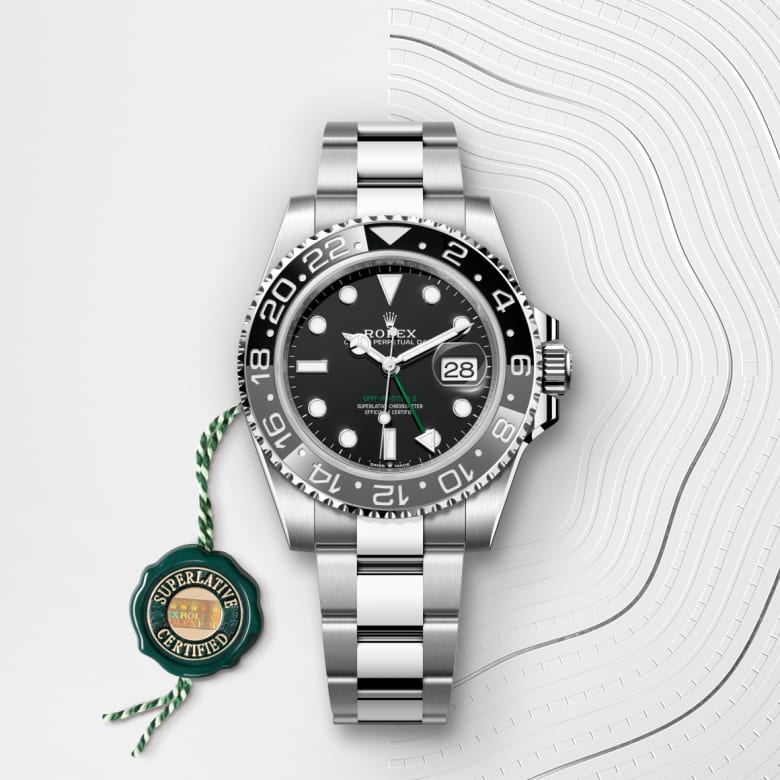 Rolex GMTマスター Ⅱ  オイスター、40 mm、オイスタースチール