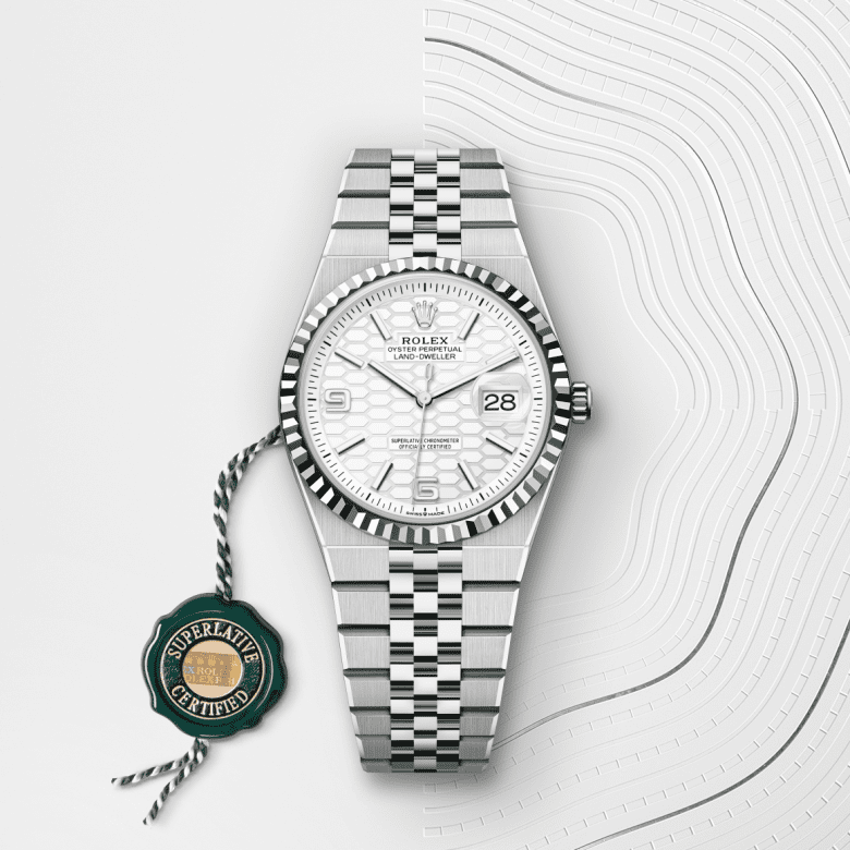 ロレックス ランドドゥエラー 36  オイスター、36 mm、オイスタースチール＆ホワイトゴールド  リファレンス m127234-0001
