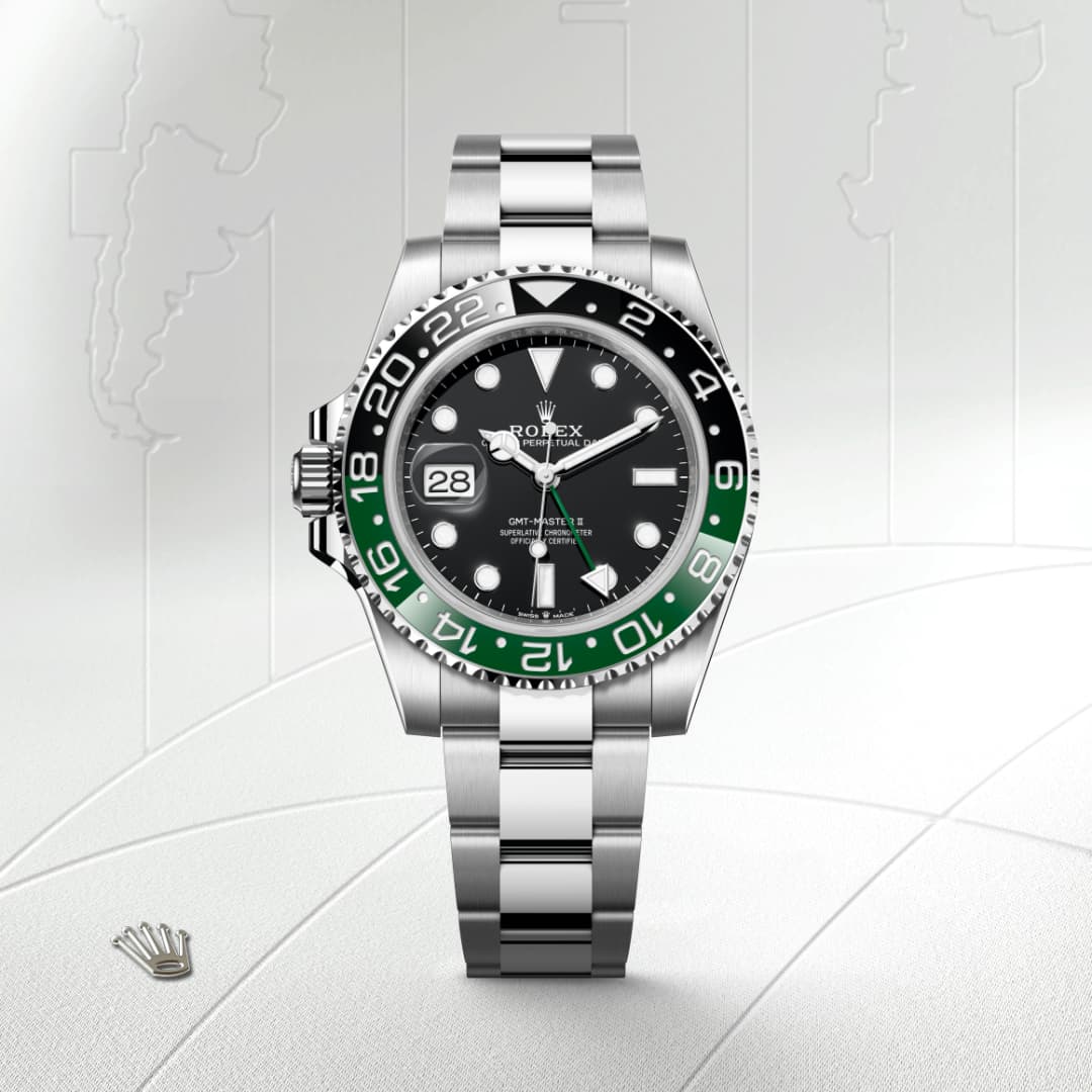Rolex GMTマスター Ⅱ  オイスター、40 mm、オイスタースチール