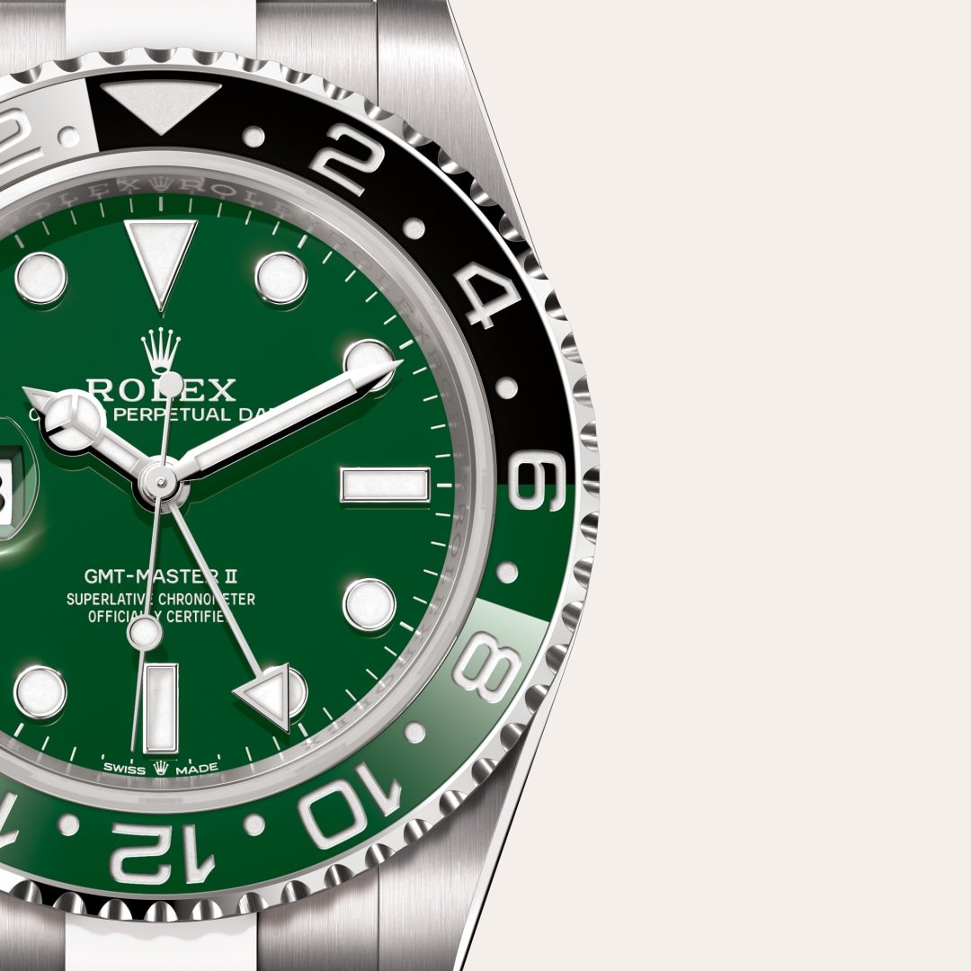 Rolex GMTマスター Ⅱ  オイスター、40 mm、ホワイトゴールド