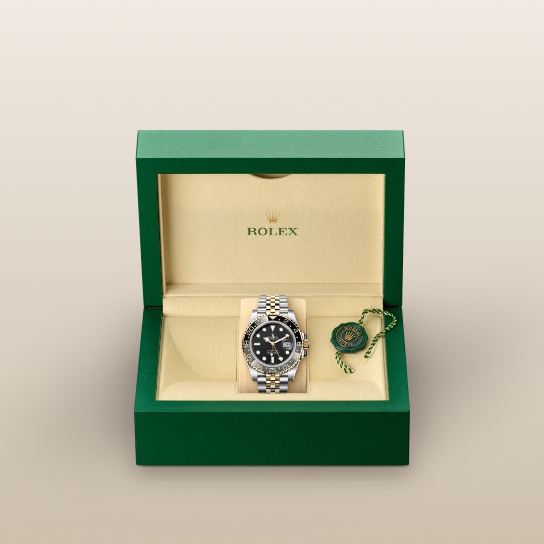 Rolex GMTマスター Ⅱ  オイスター、40 mm、オイスタースチール＆イエローゴールド