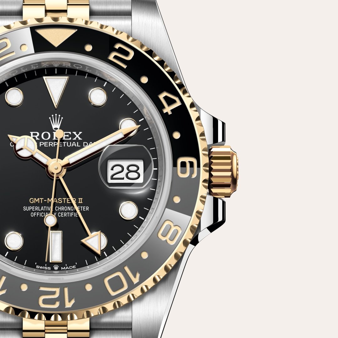 Rolex GMTマスター Ⅱ  オイスター、40 mm、オイスタースチール＆イエローゴールド