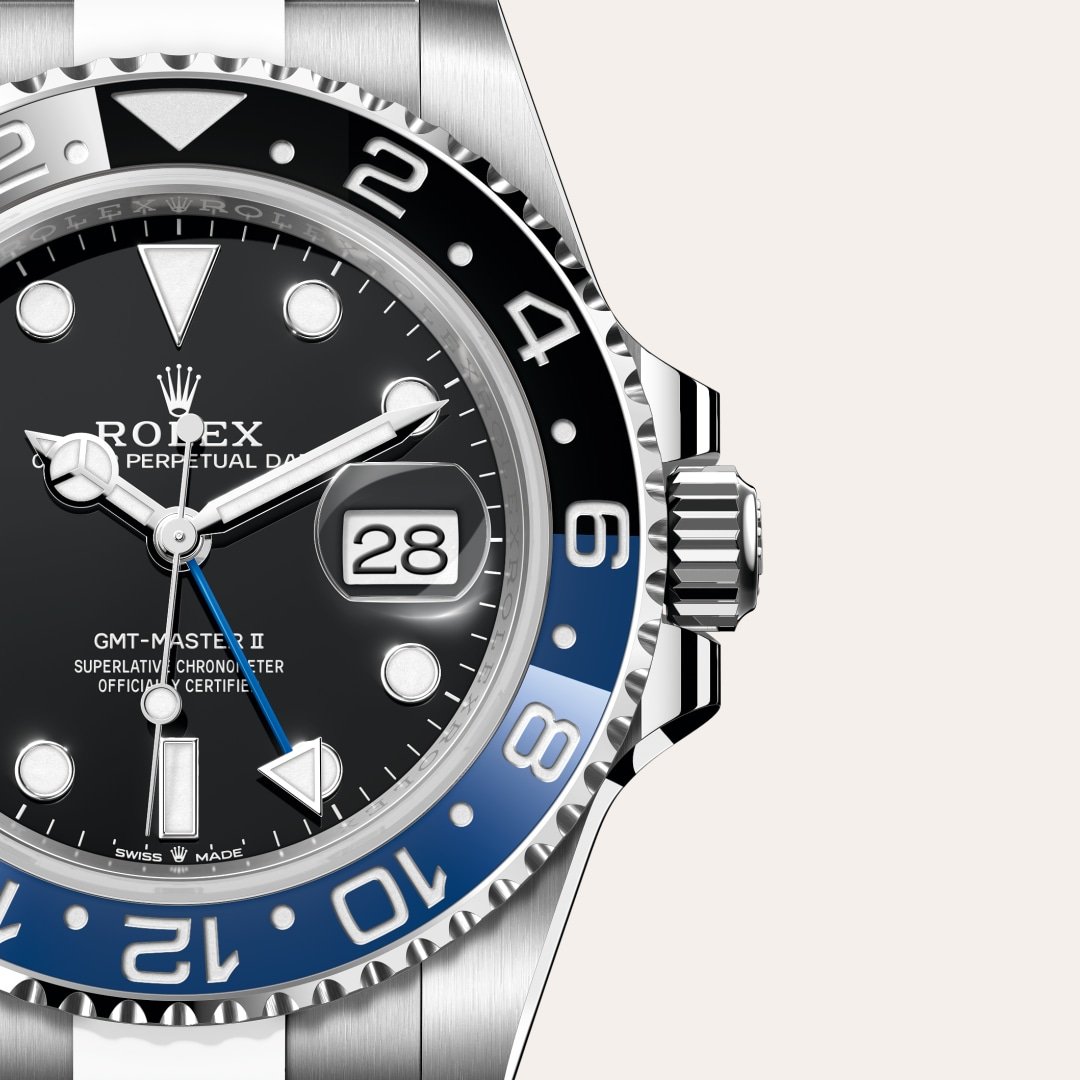 Rolex GMTマスター Ⅱ  オイスター、40 mm、オイスタースチール