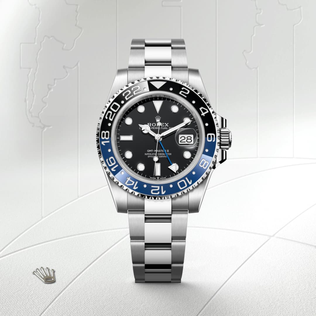 Rolex GMTマスター Ⅱ  オイスター、40 mm、オイスタースチール