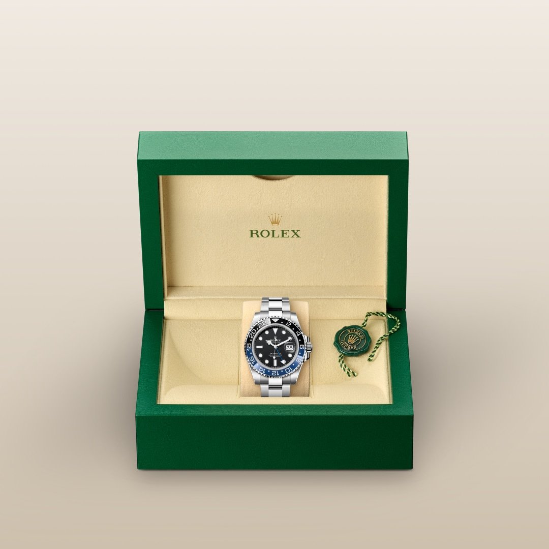 Rolex GMTマスター Ⅱ  オイスター、40 mm、オイスタースチール