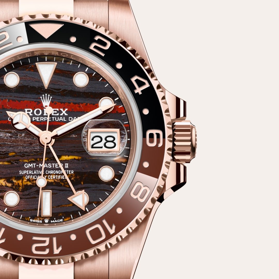 Rolex  GMTマスター Ⅱオイスター、40 mm、エバーローズゴールド