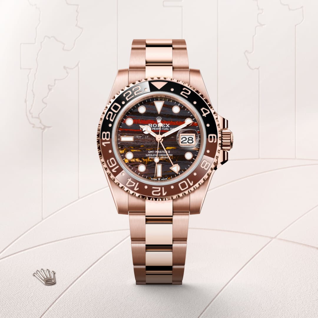 Rolex  GMTマスター Ⅱオイスター、40 mm、エバーローズゴールド