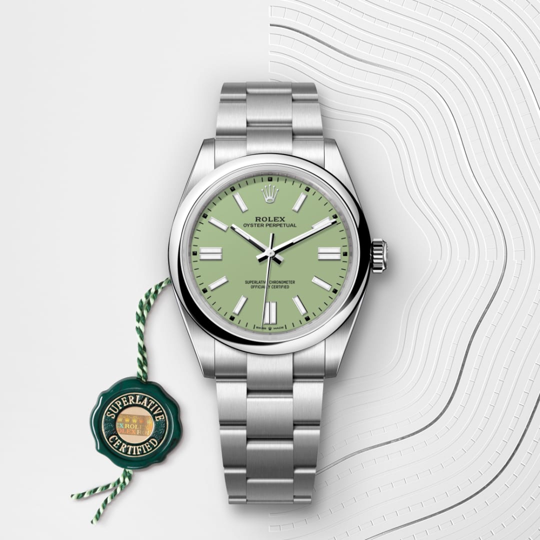 Rolex オイスター パーペチュアル 41  オイスター、41 mm、オイスタースチール