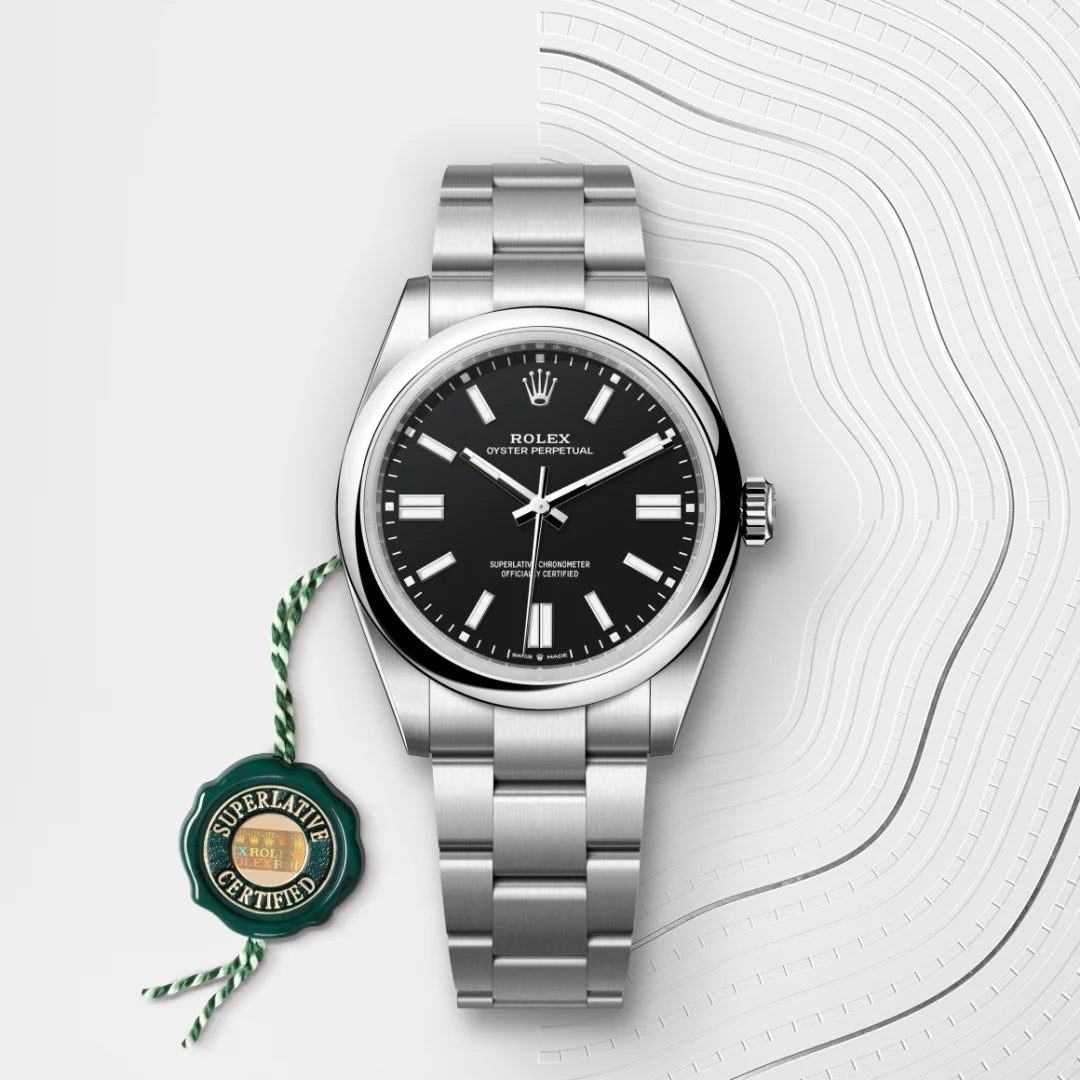 Rolex オイスター パーペチュアル 41  オイスター、41 mm、オイスタースチール