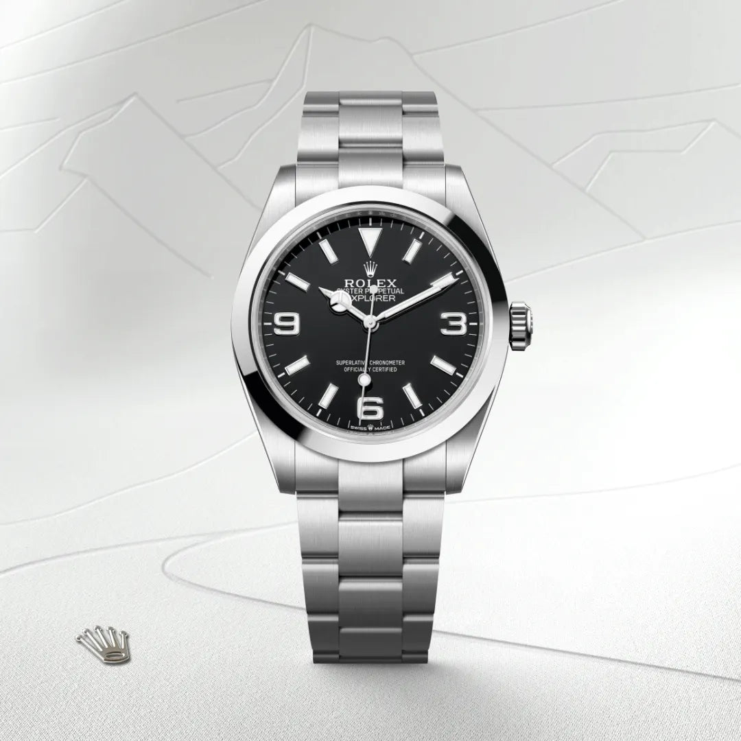 Rolex エクスプローラー 36  オイスター、36 mm、オイスタースチール
