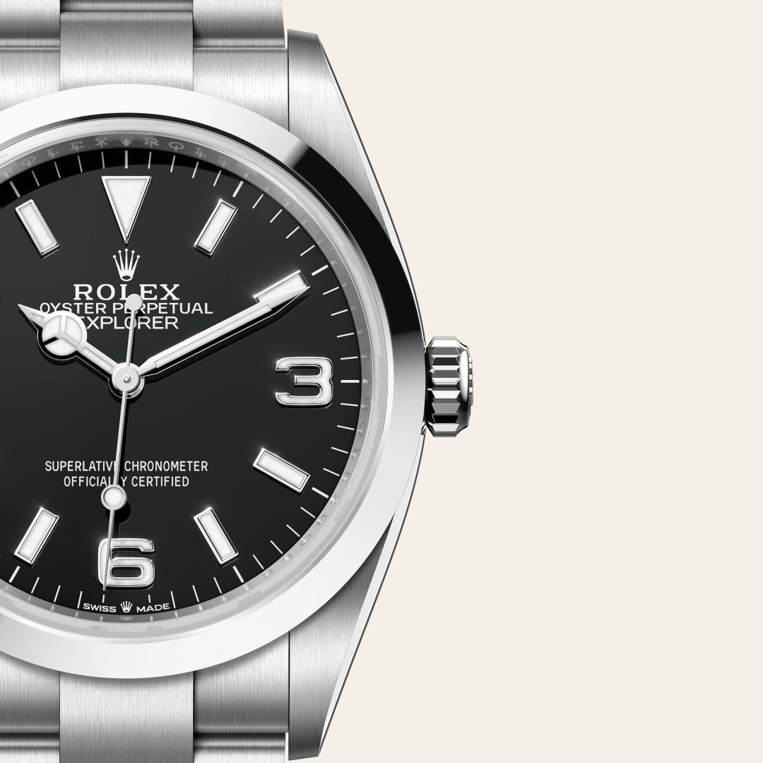 Rolex エクスプローラー 40  オイスター、40 mm、オイスタースチール