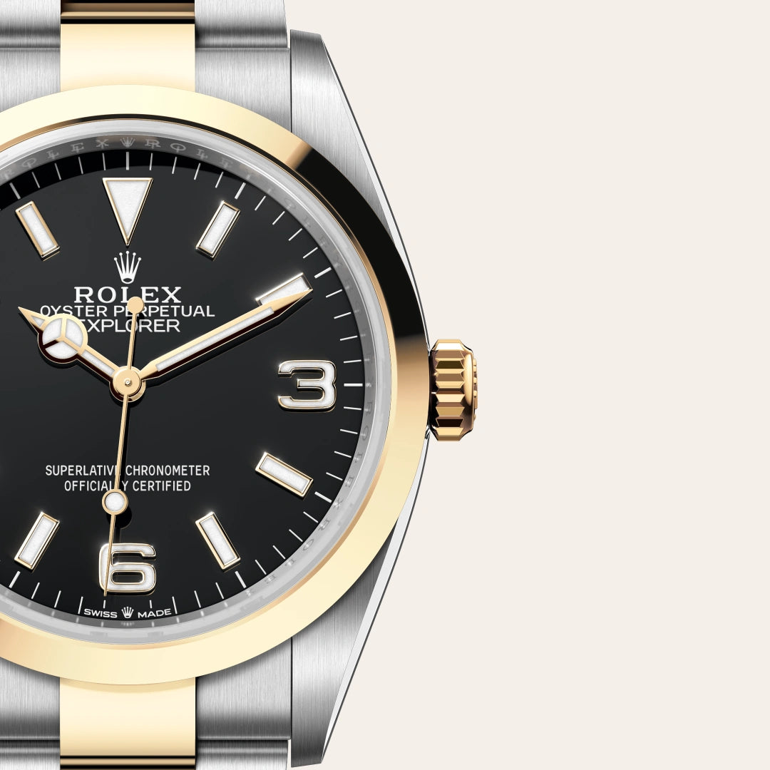 Rolex エクスプローラー 36  オイスター、36 mm、オイスタースチール＆イエローゴールド  リファレンス 124273  ¥ 1,943,700