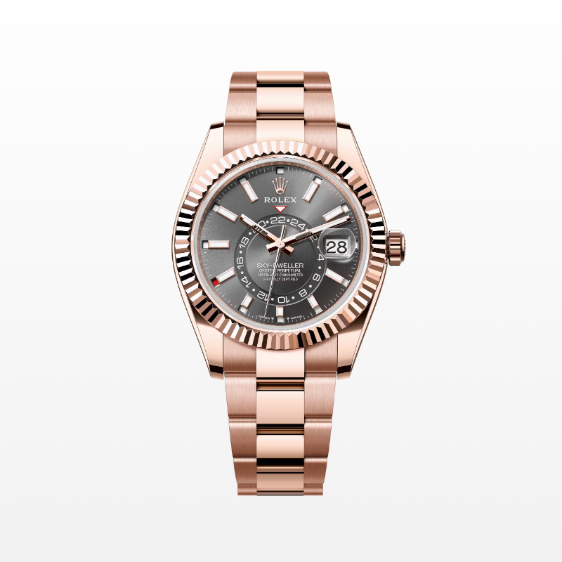 ロレックス スカイドゥエラー  オイスター、42 mm、エバーローズゴールド  リファレンス m336935-0004