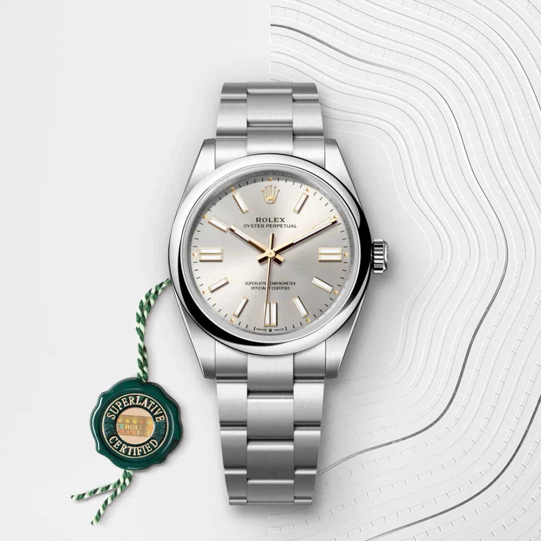 Rolex オイスター パーペチュアル 41  オイスター、41 mm、オイスタースチール