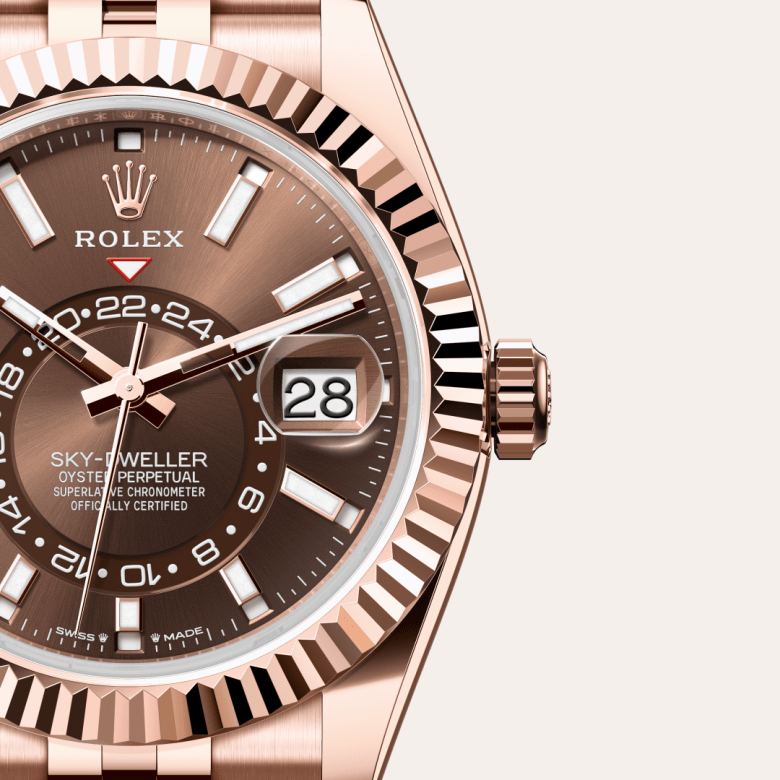 ロレックス スカイドゥエラー  オイスター、42 mm、エバーローズゴールド  リファレンス m336935-0006