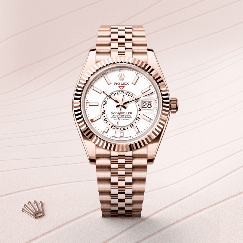 ロレックス スカイドゥエラー  オイスター、42 mm、エバーローズゴールド  リファレンス m336935-0007
