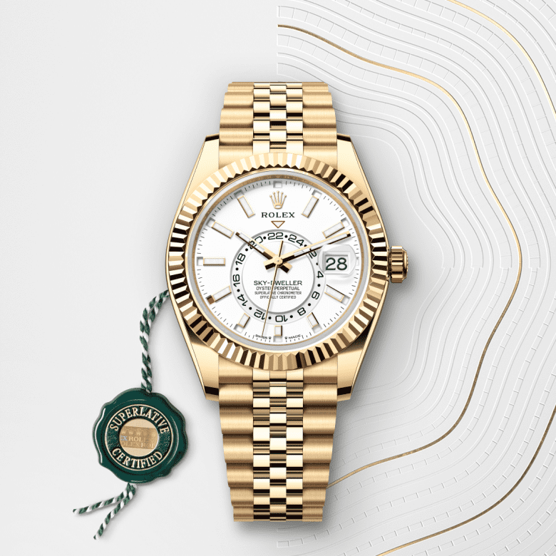 ロレックス スカイドゥエラー  オイスター、42 mm、イエローゴールド  リファレンス m336938-0006