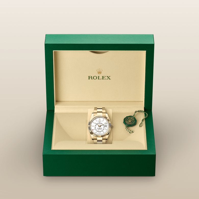 ロレックス スカイドゥエラー  オイスター、42 mm、イエローゴールド  リファレンス m336938-0003