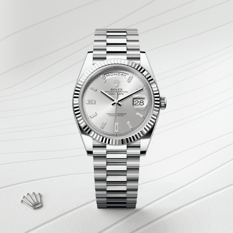 Day-Date 40 | Oyster, 40 mm, platinum  Reference 228236-0002