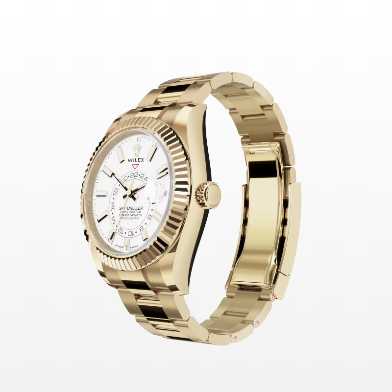 ロレックス スカイドゥエラー  オイスター、42 mm、イエローゴールド  リファレンス m336938-0003