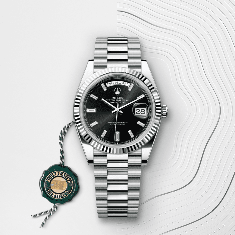 デイデイト 40 | オイスター、40 mm、プラチナ  リファレンス 228236-0004