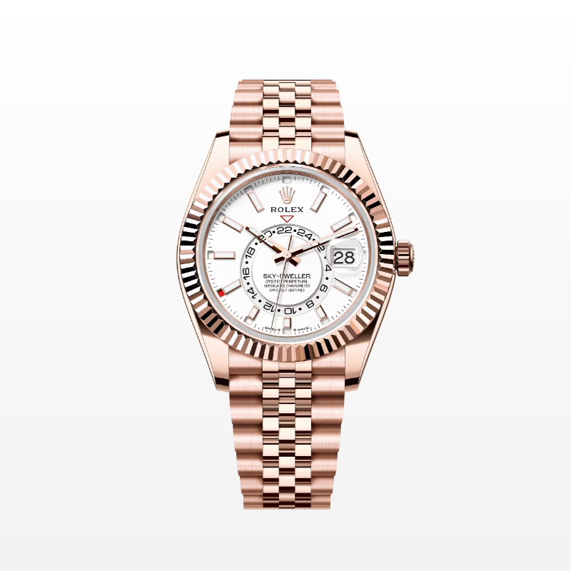 ロレックス スカイドゥエラー  オイスター、42 mm、エバーローズゴールド  リファレンス m336935-0007
