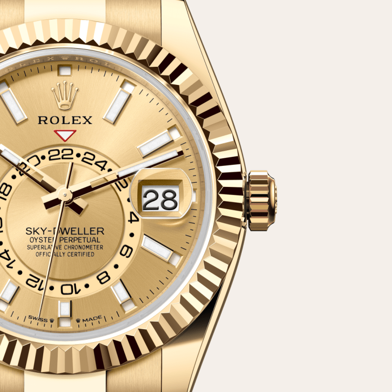 ロレックス スカイドゥエラー  オイスター、42 mm、イエローゴールド  リファレンス m336938-0001