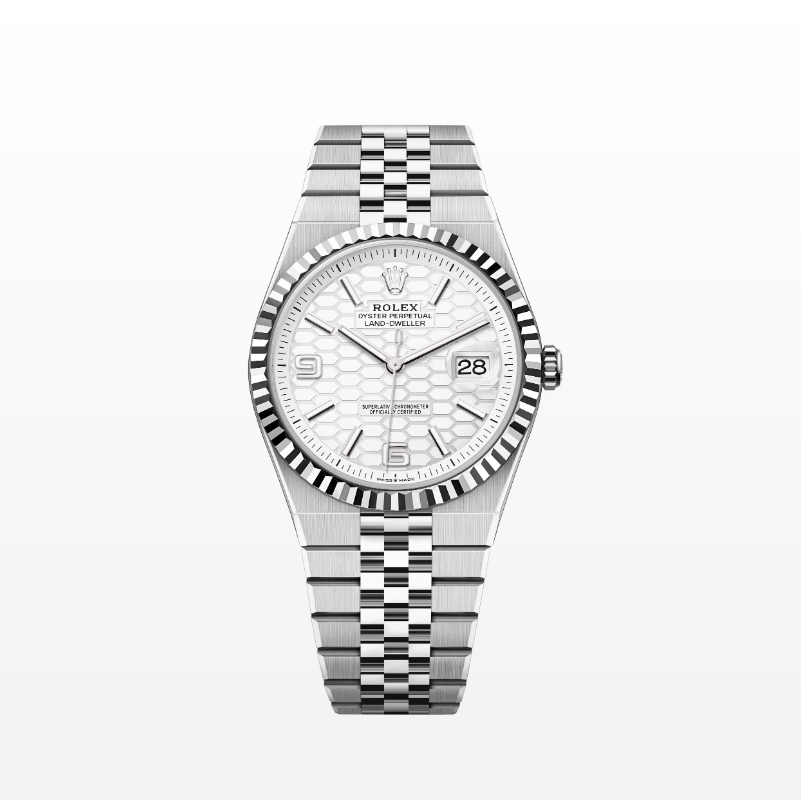 ロレックスランドドゥエラー 40  オイスター 40 mm オイスタースチール＆ホワイトゴールド  リファレンス m127334-0001